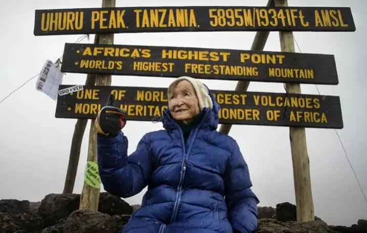 oldest person to trek kilimanjaro