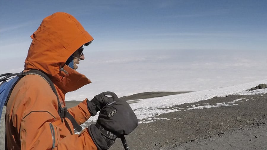 Dr Fred Distelhorst on Summit of Kilimanjaro