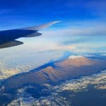 flying over kilimanjaro