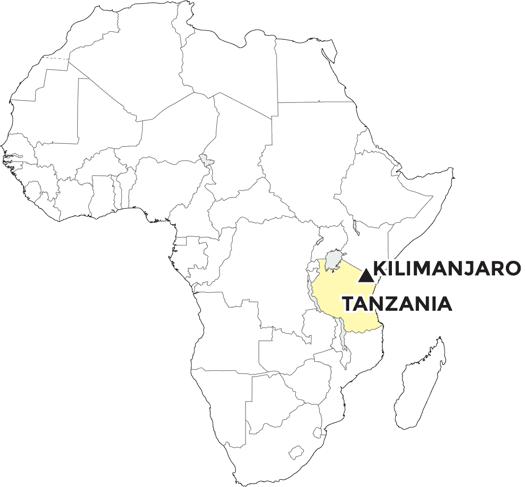 map of kilimanjaro location