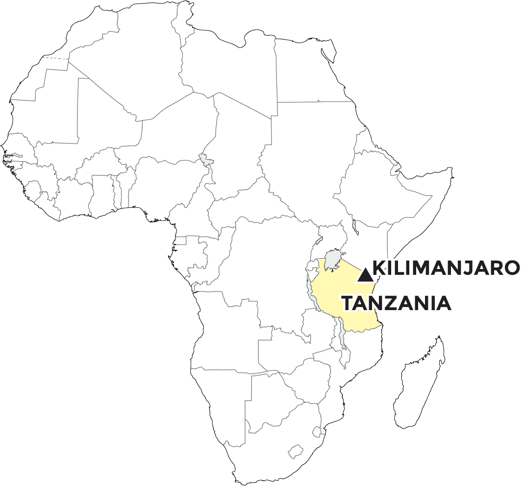 map of kilimanjaro location