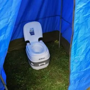 private toilet tent