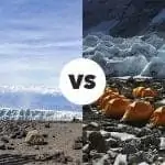 Everest base camp vs Kilimanjaro