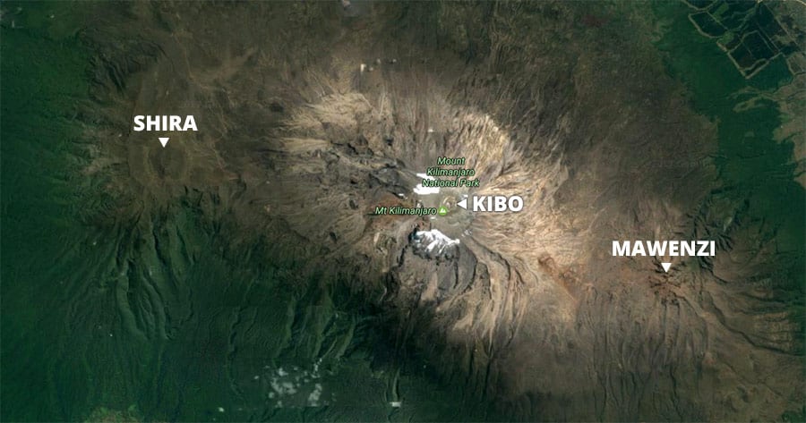 kilimanjaro volcanoes
